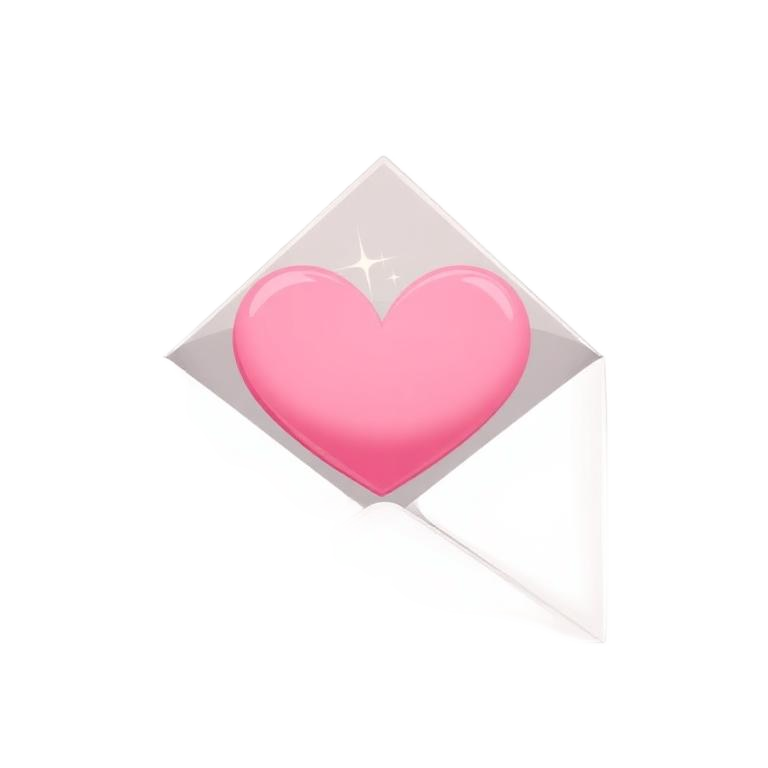 Envelope with heart
